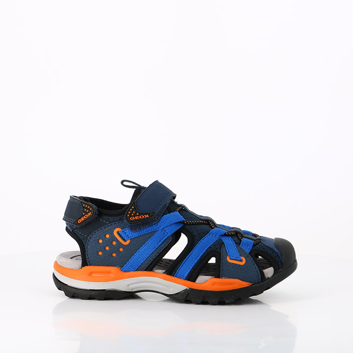 Geox chaussures geox enfant j borealis b. b navy orange bleu