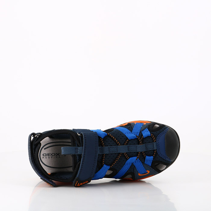 Geox chaussures geox enfant j borealis b. b navy orange bleu1420801_3