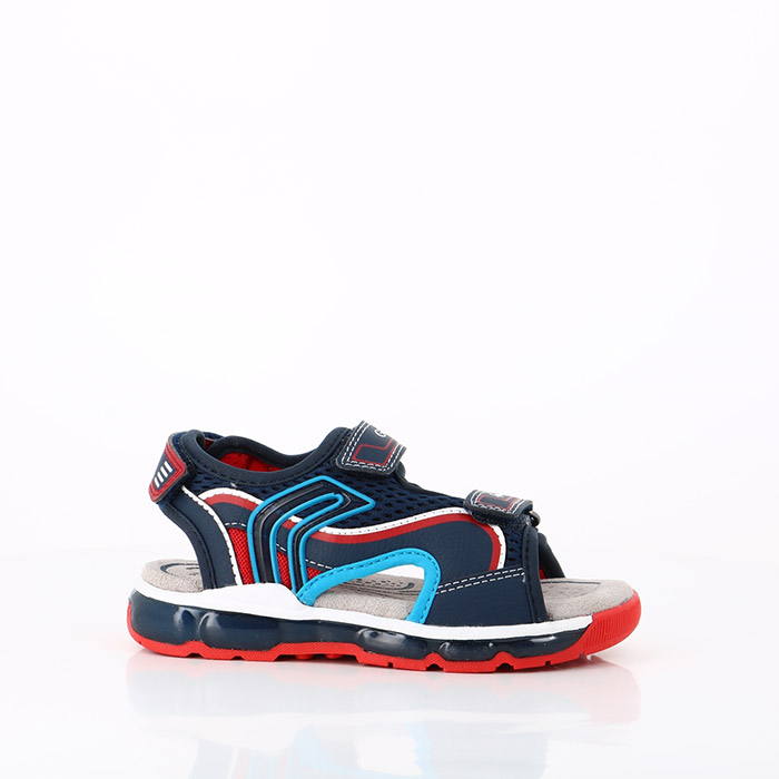 Geox chaussures geox enfant j s. android b. b navy red bleu