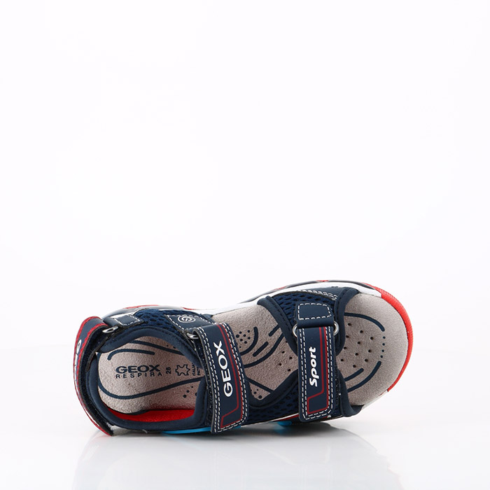 Geox chaussures geox enfant j s. android b. b navy red bleu1421701_3