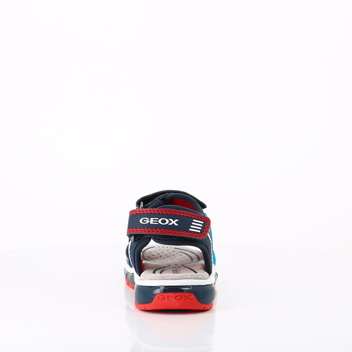 Geox chaussures geox enfant j s. android b. b navy red bleu1421701_4