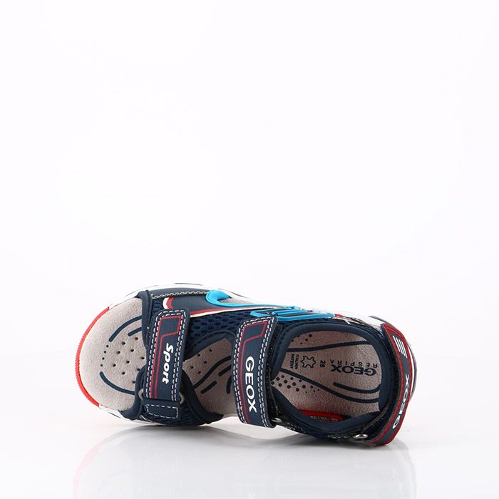 Geox chaussures geox enfant j s. android b. b navy red bleu1421701_5