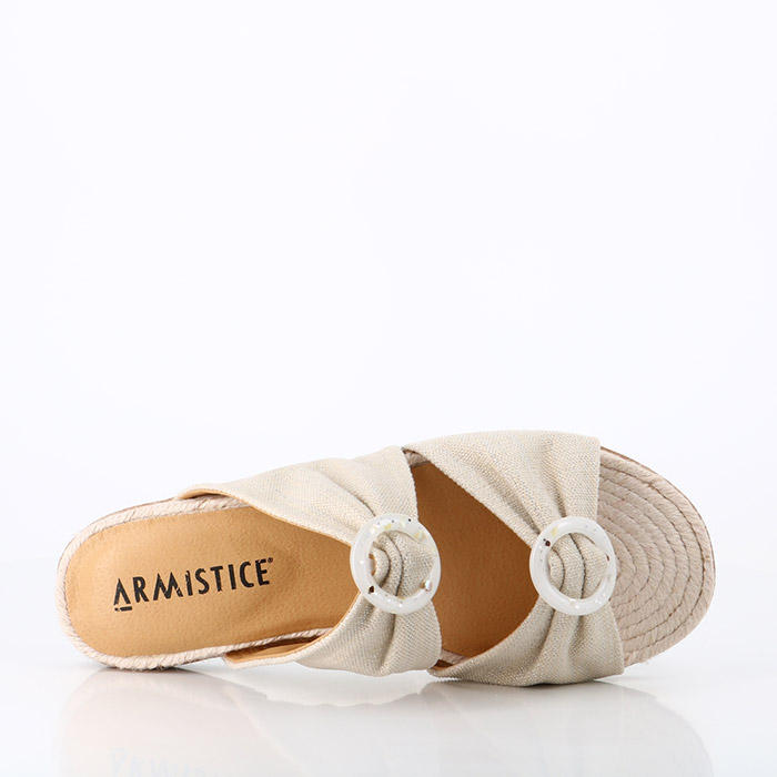 Armistice chaussures armistice rio slaps w venise dove beige1421901_3