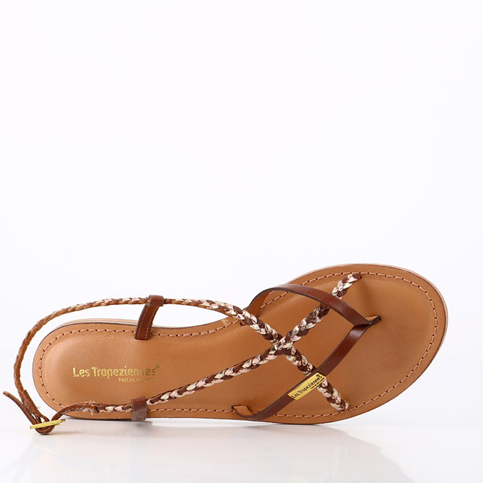 Les tropeziennes chaussures les tropeziennes monatres tan or marron