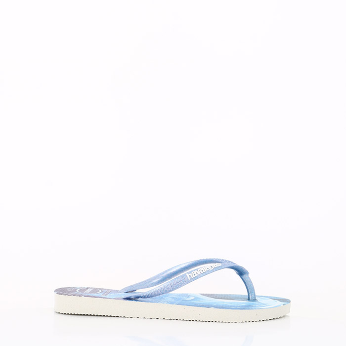Havaianas famille havaianas enfant slim frozen white snow snowflakes bleu1432801_4