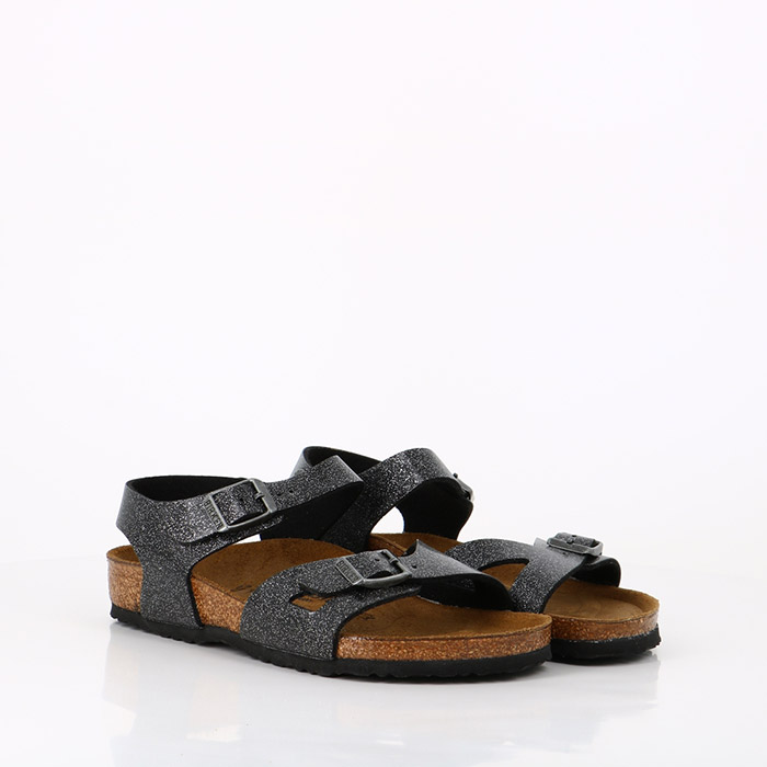 Birkenstock chaussures birkenstock enfant rio glitter black noir1437301_3