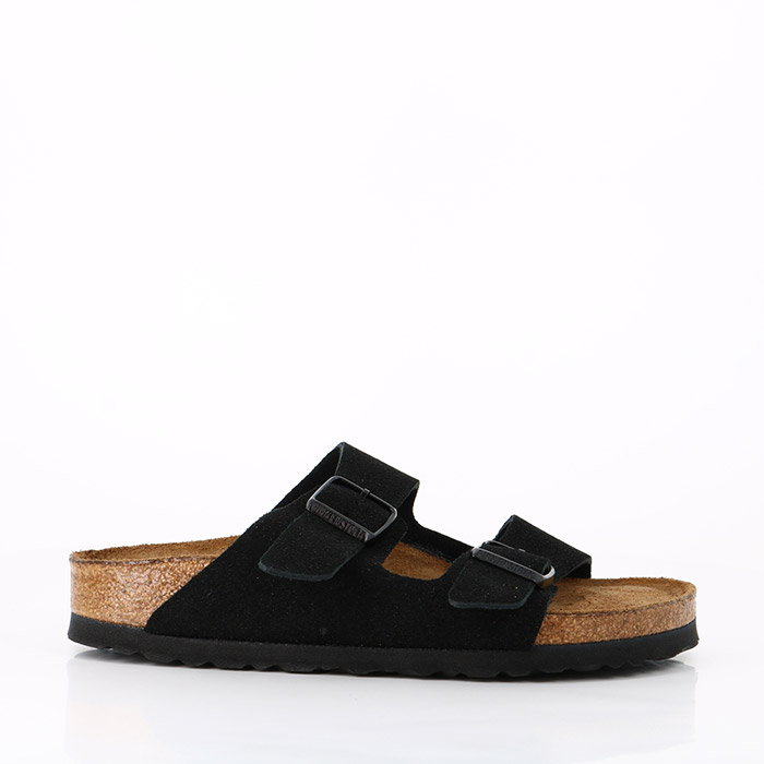 Birkenstock chaussures birkenstock arizona sfb cuir suede noir