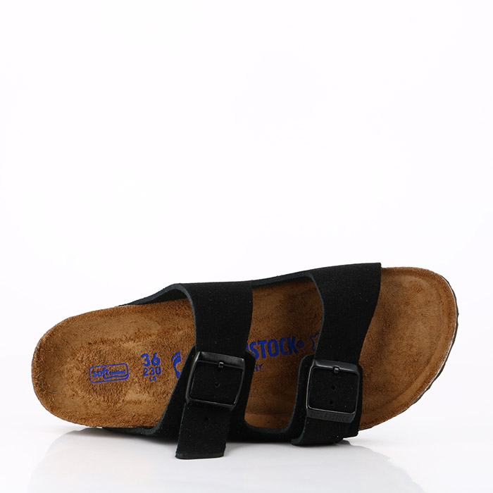 Birkenstock chaussures birkenstock arizona sfb cuir suede noir1438801_2