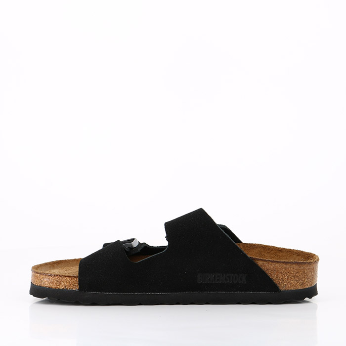 Birkenstock chaussures birkenstock arizona sfb cuir suede noir1438801_5