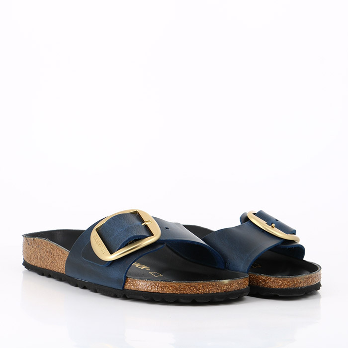 Birkenstock chaussures birkenstock madrid big buckle insignia blue hex black bleu1440401_6