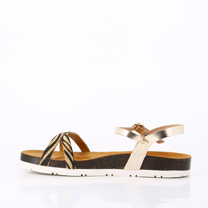 Plakton chaussures plakton gala animalier metal zebra beige1448801_4