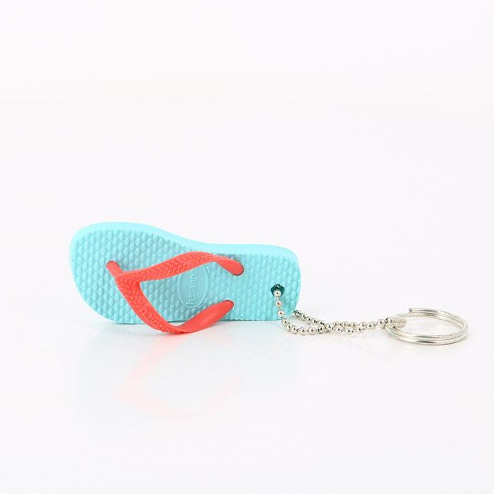 Havaianas accessoires havaianas keyring ice blue coralnew bleu