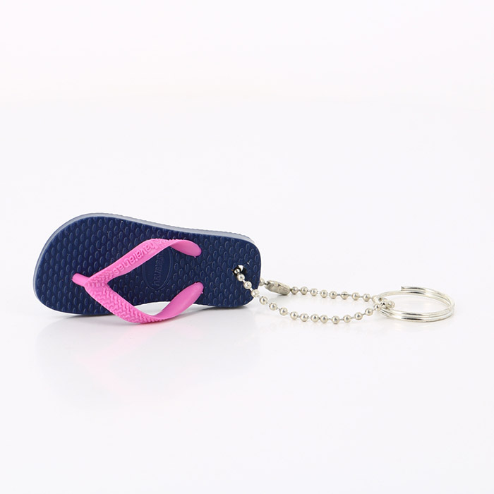 Havaianas accessoires havaianas keyring navy blue pink rose