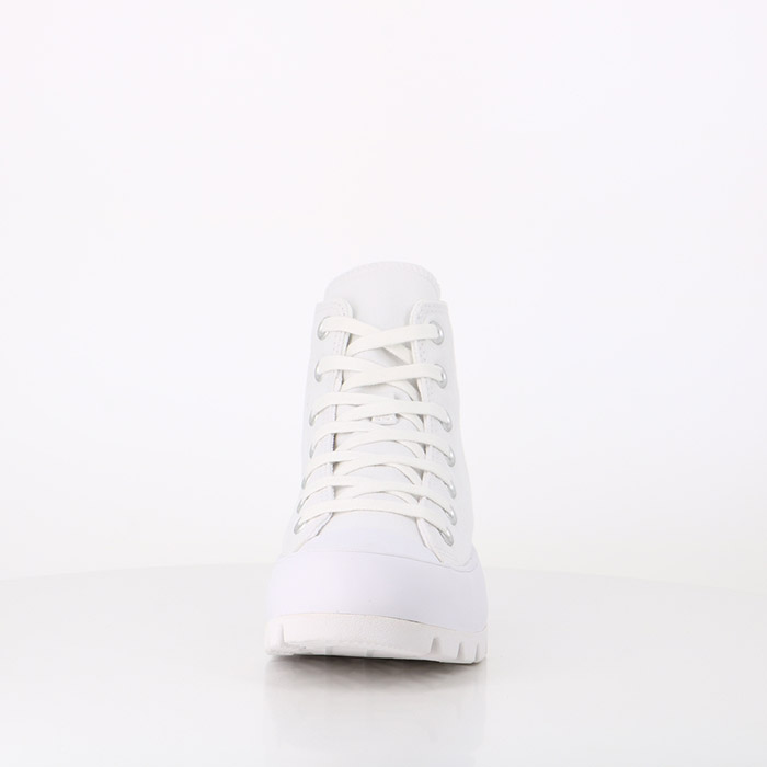 Converse chaussures converse chuck taylor all star lugged hi blanc1452401_4