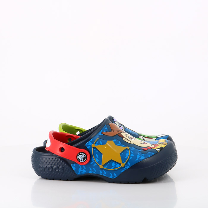 Crocs chaussures crocs enfant crocsfl buzz woody clog k navy bleu
