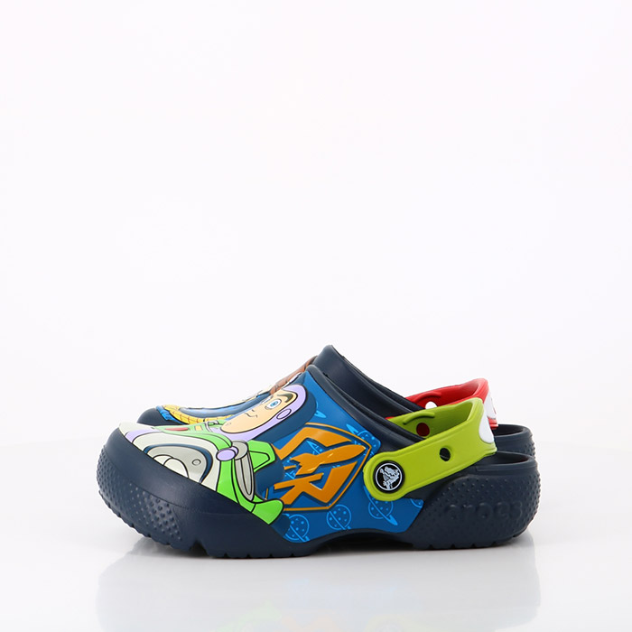 Crocs chaussures crocs enfant crocsfl buzz woody clog k navy bleu1453101_5