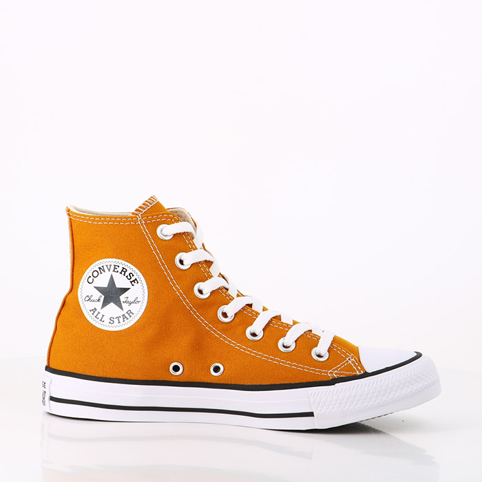 Converse chaussures converse seasonal colour chuck taylor all star high top saffron yellow orange