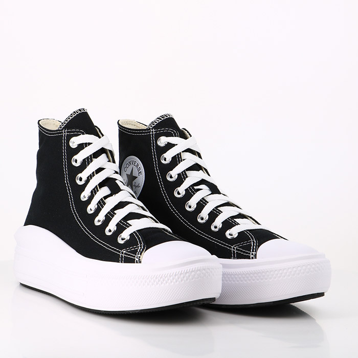 Converse chaussures converse chuck taylor all star move hi noir ivoire naturel blanc noir1460401_2