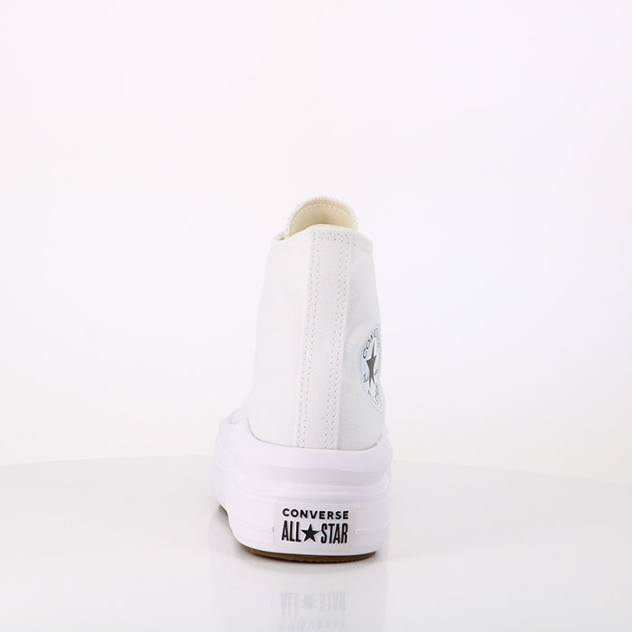 Converse chaussures converse chuck taylor all star move white natural ivory black blanc1460501_3