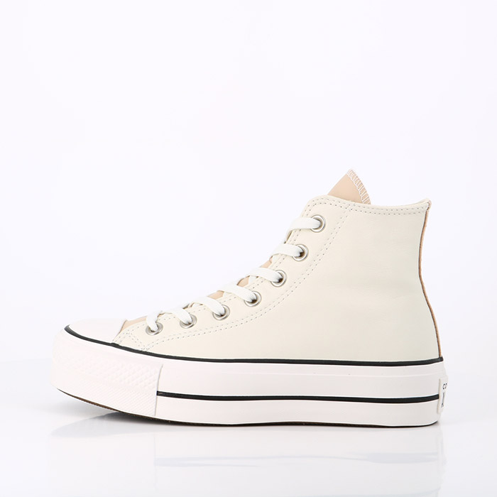 Converse chaussures converse chuck taylor all star lift hi pale putty farro egret beige1461001_4