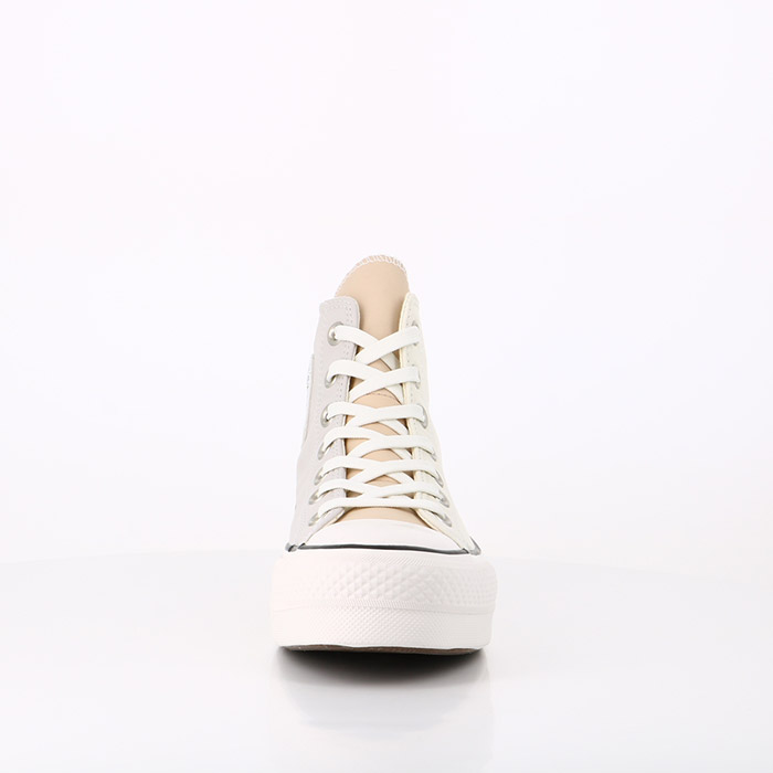 Converse chaussures converse chuck taylor all star lift hi pale putty farro egret beige1461001_5