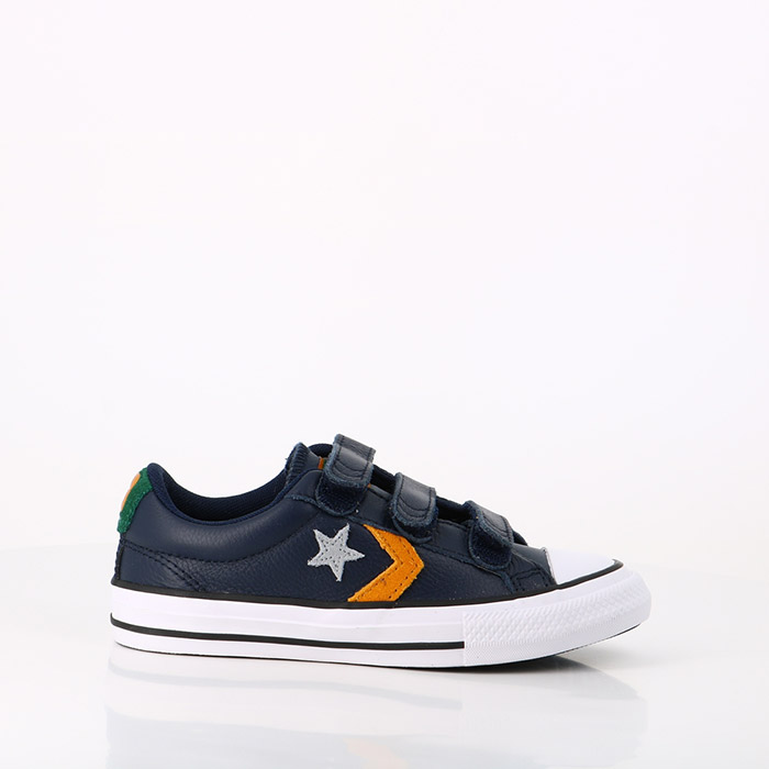 Converse chaussures converse enfant star player leather twist easy on basse obsidian midnight clover bleu