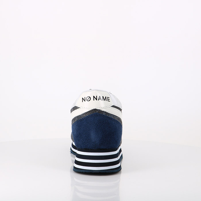 No name chaussures no name parko jogger suede padded navy silver bleu1463201_3
