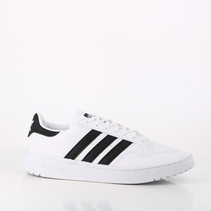 Adidas chaussures adidas team court blanc noir blanc