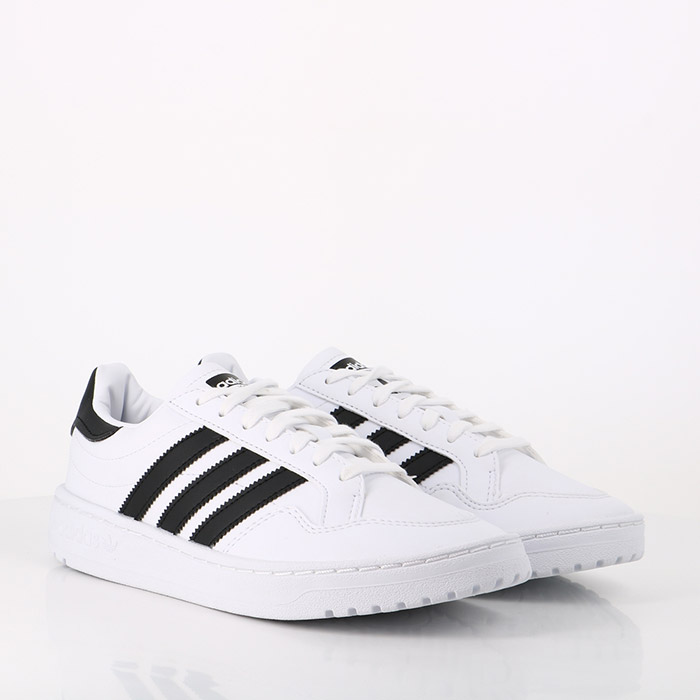 Adidas chaussures adidas team court blanc noir blanc1465001_2