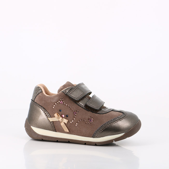 Geox chaussures geox bebe b each g. a smoke grey marron