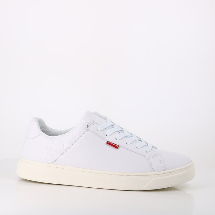 Levis chaussures levis caples regular white blanc