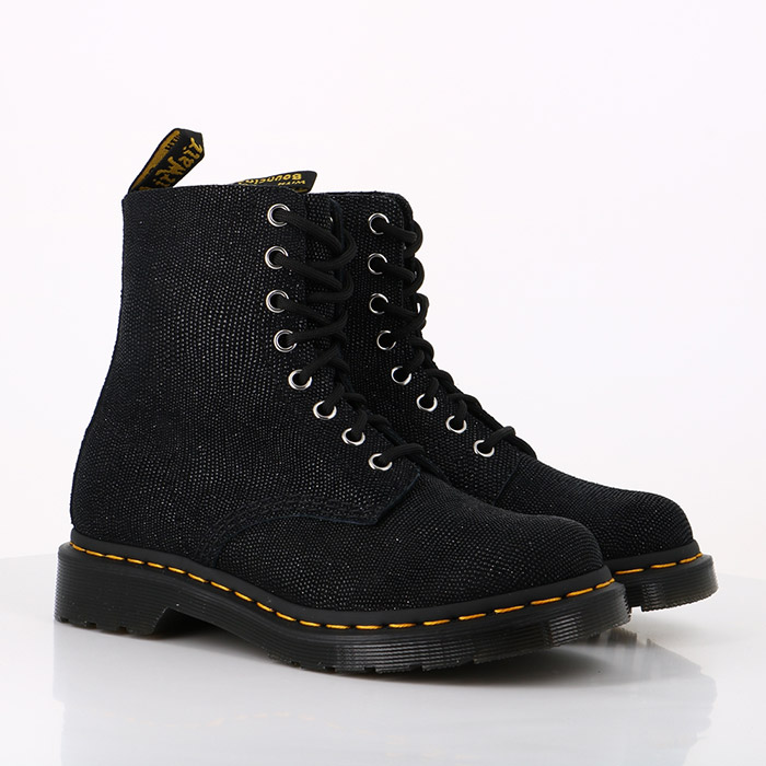 Dr martens chaussures dr martens boots 1460 pascal glitter ray black noir1468701_2