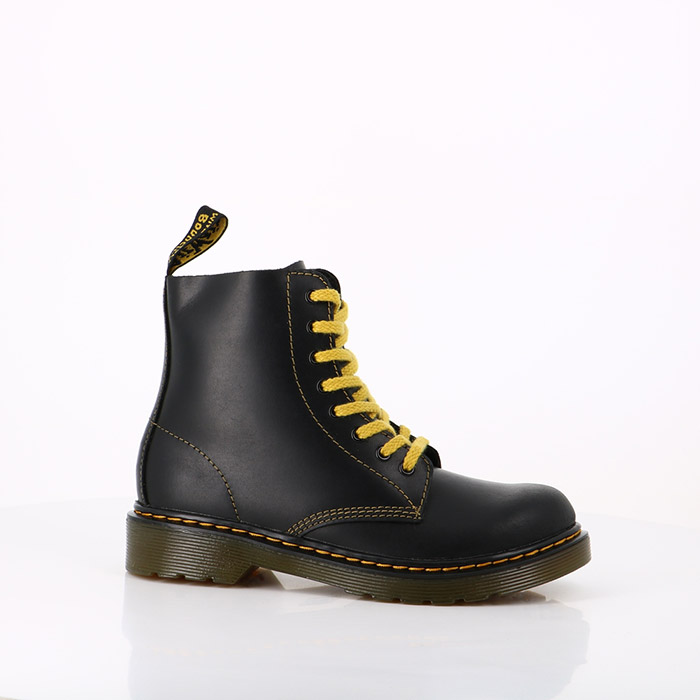 Dr martens chaussures dr martens enfant boots 1460 cuir pablo black noir