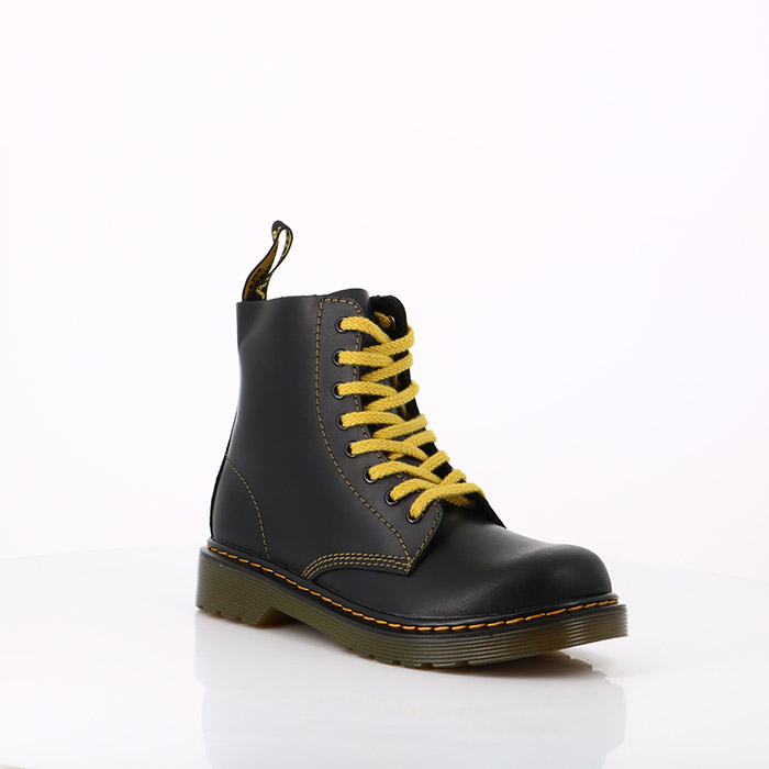 Dr martens chaussures dr martens enfant boots 1460 cuir pablo black noir1468801_2