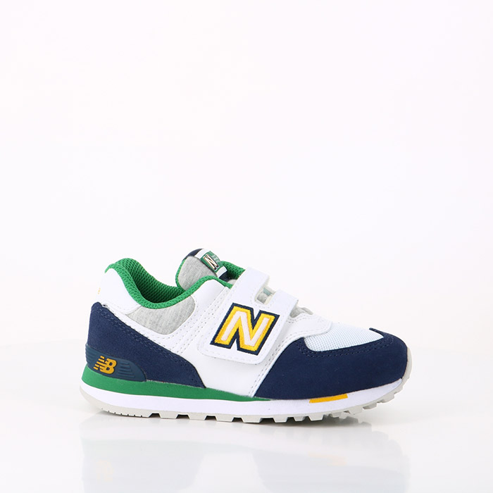 New balance chaussures new balance enfant yv574nlb marine blanc bleu