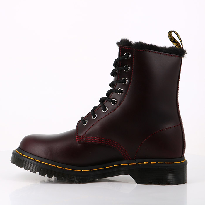 Dr martens chaussures dr martens 1460 serena oxblood atlas bordeaux1469701_4