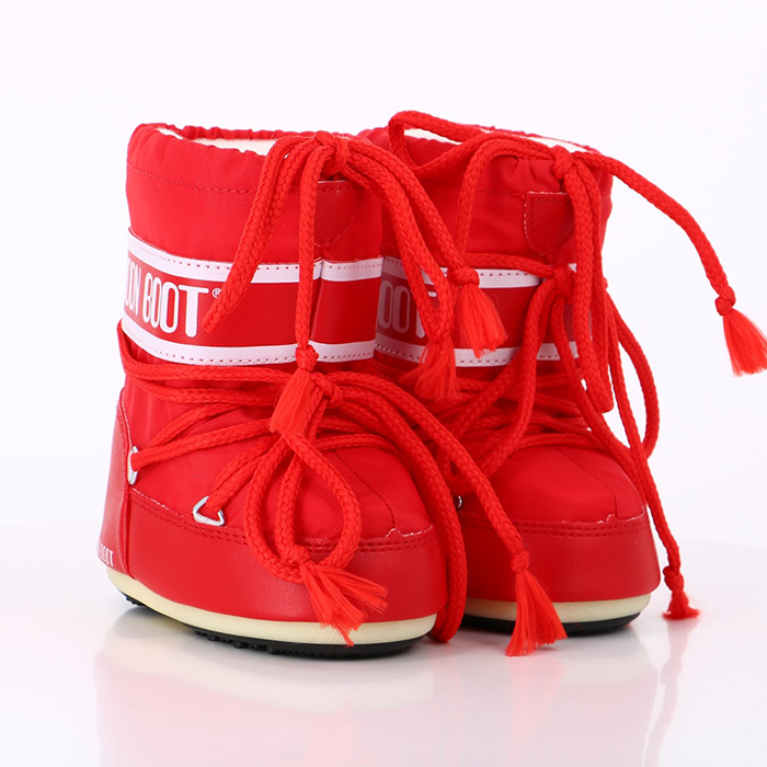 Moon boot chaussures moon boot bebe mini nylon red rouge1471101_3