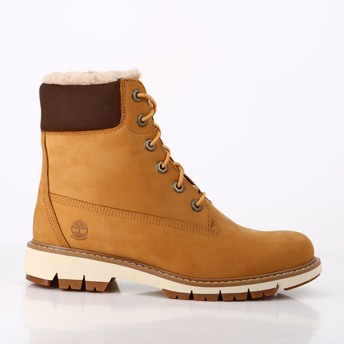 Timberland chaussures timberland bottine doublee lucia way jaune