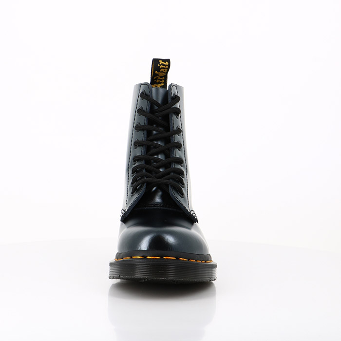 Dr martens chaussures dr martens 1460 pascal en cuir chroma metallise noir1473801_2