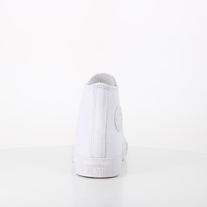 Converse chaussures converse chuck taylor all star hi cuir mono blanc1474101_2