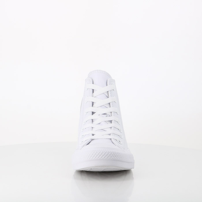 Converse chaussures converse chuck taylor all star hi cuir mono blanc1474101_4