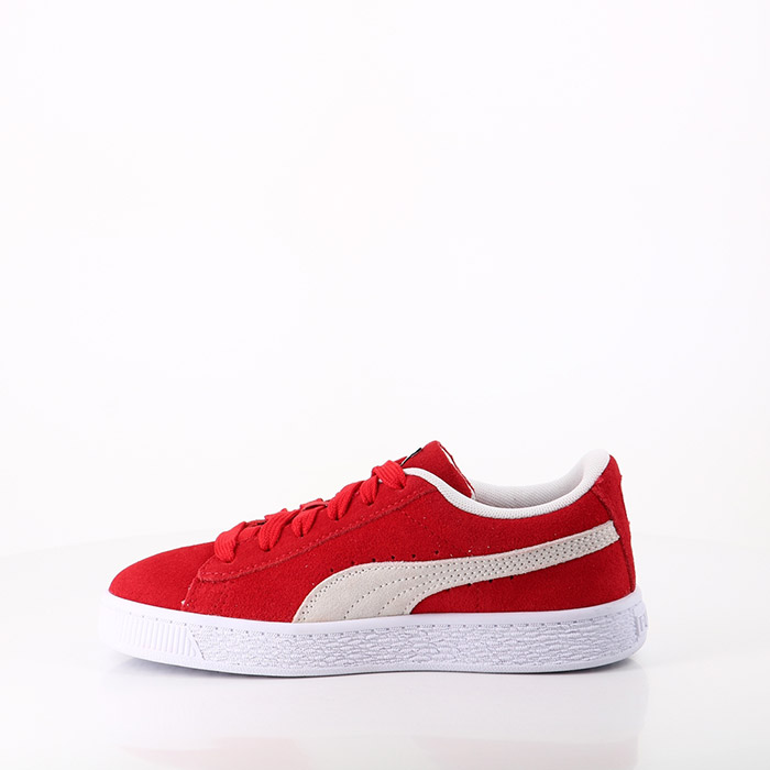Puma chaussures puma enfant suede classic xxi ps red white rouge1474301_3