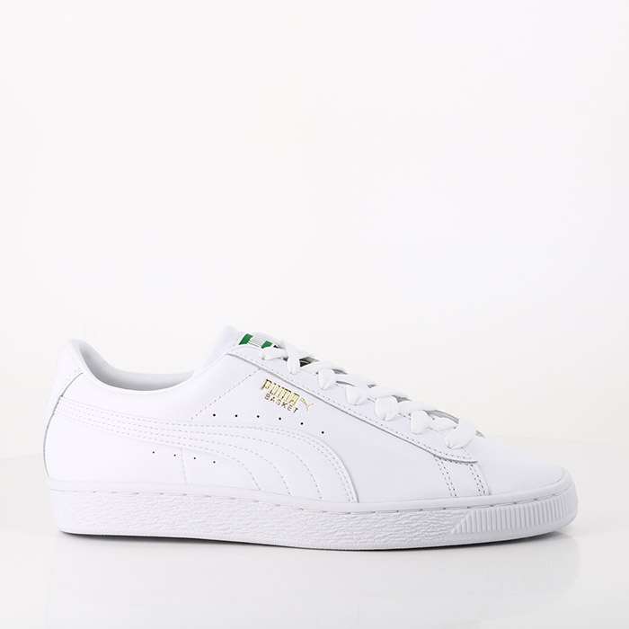 Puma chaussures puma basket classic xxi puma white puma white blanc