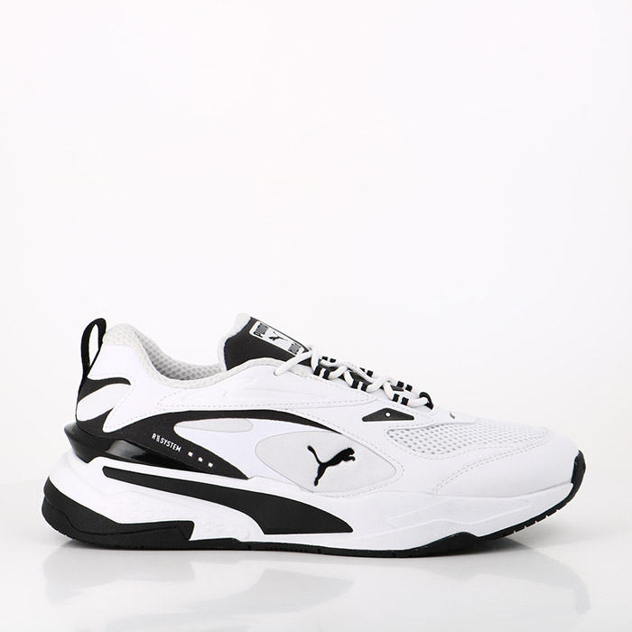 Puma chaussures puma rs fast puma white puma black blanc