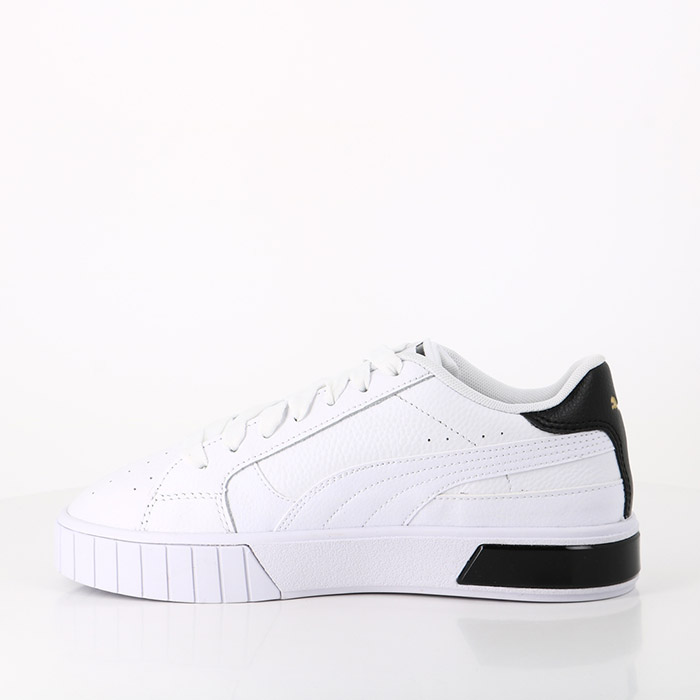 Puma chaussures puma cali star puma white puma black blanc1478501_3