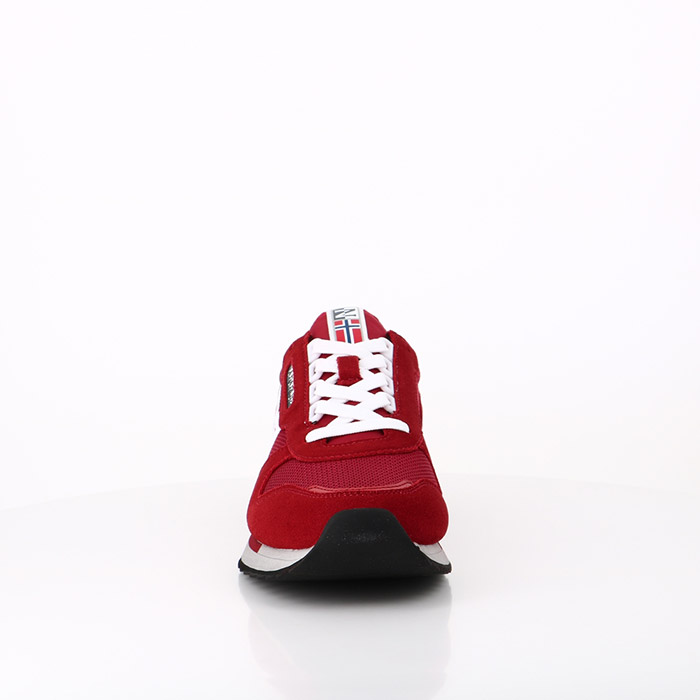 Napapijri chaussures napapijri man suede mesh running sum cherry red rouge1479701_4