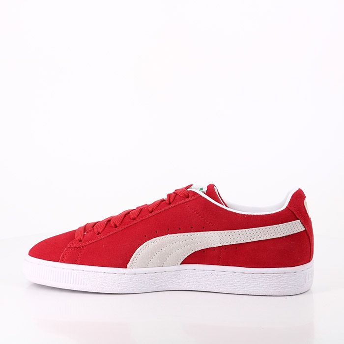Puma chaussures puma suede classic xxi high risk red puma white rouge1479801_3