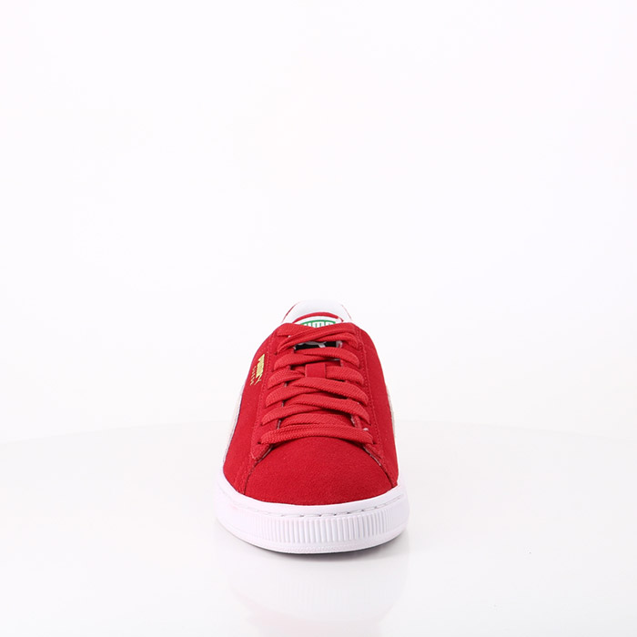 Puma chaussures puma suede classic xxi high risk red puma white rouge1479801_4