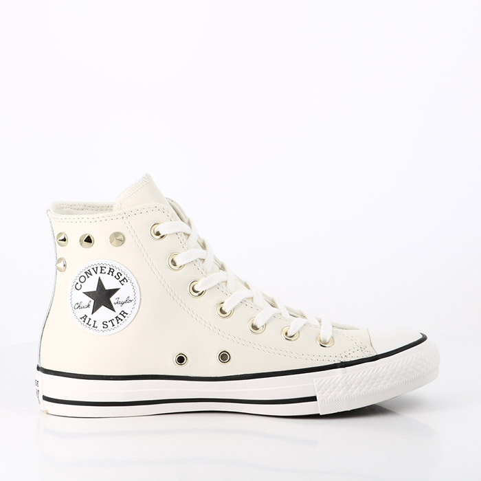 Converse chaussures converse chuck taylor all star punk progress egret vintage white black blanc