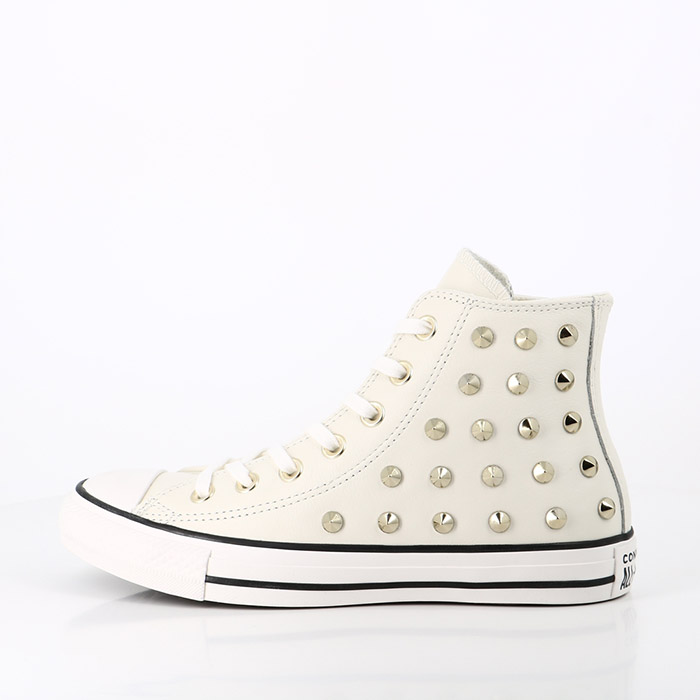 Converse chaussures converse chuck taylor all star punk progress egret vintage white black blanc1479901_3
